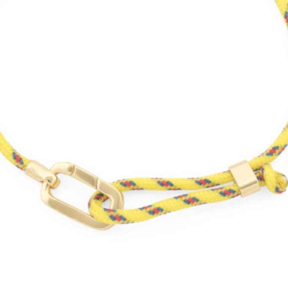Gorjana Paracord Bracelet Yellow NWT msrp $60 - Picture 4 of 10